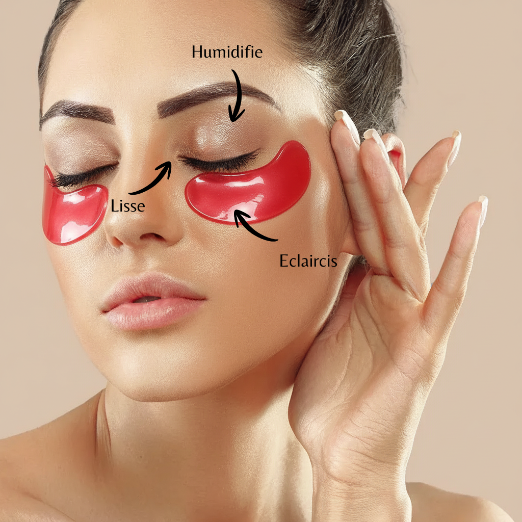 Patchs Yeux Éclat à la Grenadine & Collagène